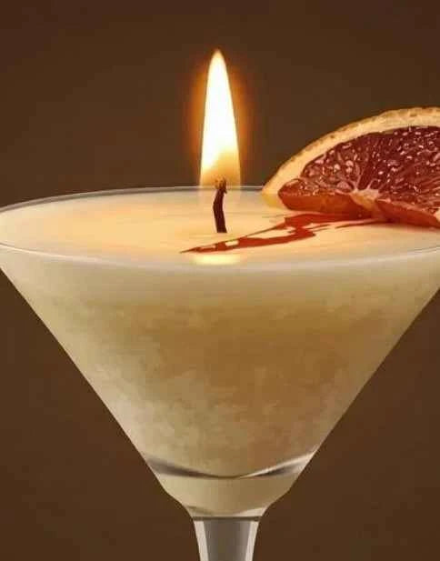 Cocktail Martini e Arancia. Fragranza Per Candele