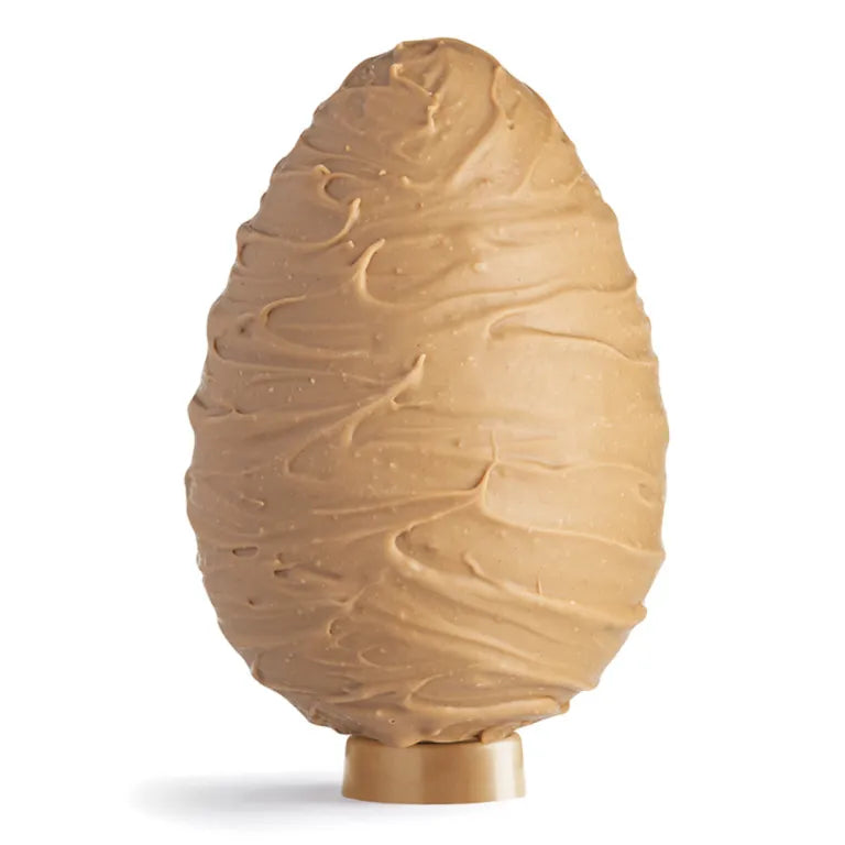 Le Golose. Arachide Salata. Uovo di cioccolato bianco al caramello