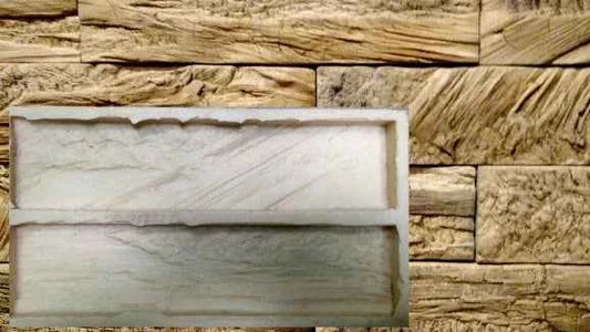 Muro Pietre in rilievo. Spettacolare e unico stampo in poliuretano di 25 cm