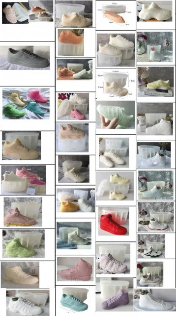 Tante Scarpe Nike Adidas Converse Snickers e molte altre. Stampo scarpa in silicone anche per Candele Disponibilità limitata - WORLD PRODUCTS SHOP