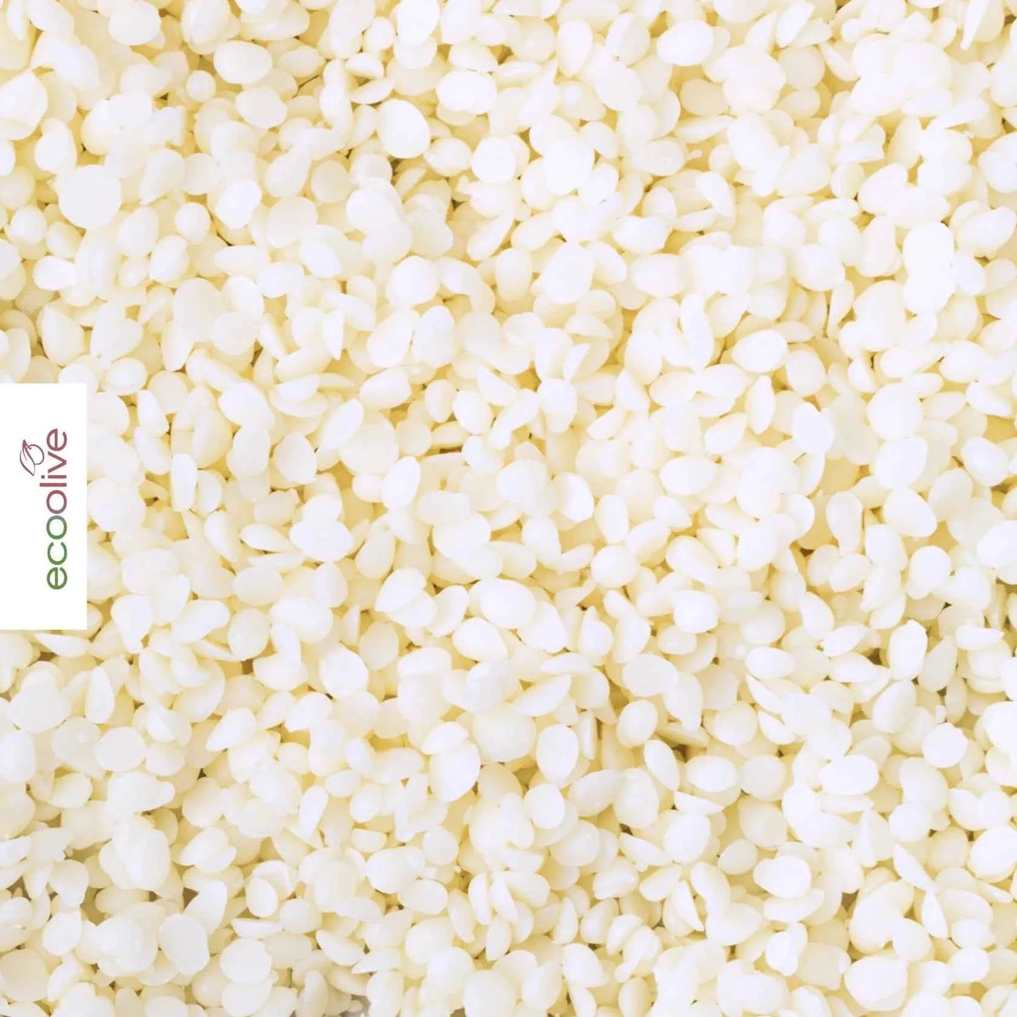 Cera d'oliva in gocce EcoOlive per candele in contenitore 1 KG