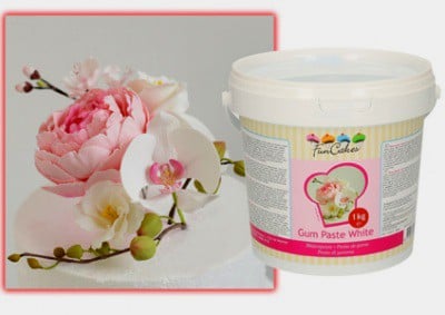1 Kg. Gum Paste bianca. FunCakes