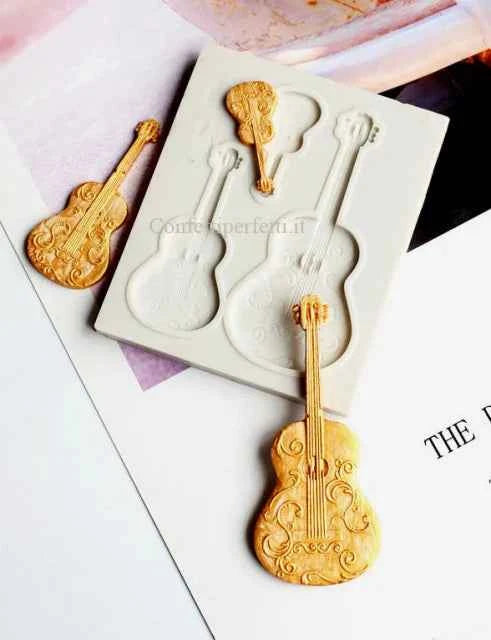 Chitarra Classica. Stampo in silicone di 3 modelli