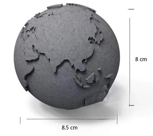Globo Terra 3/D nello Spazio con tutti i continenti. Stampo in silicone anche per Candele - WORLD PRODUCTS SHOP