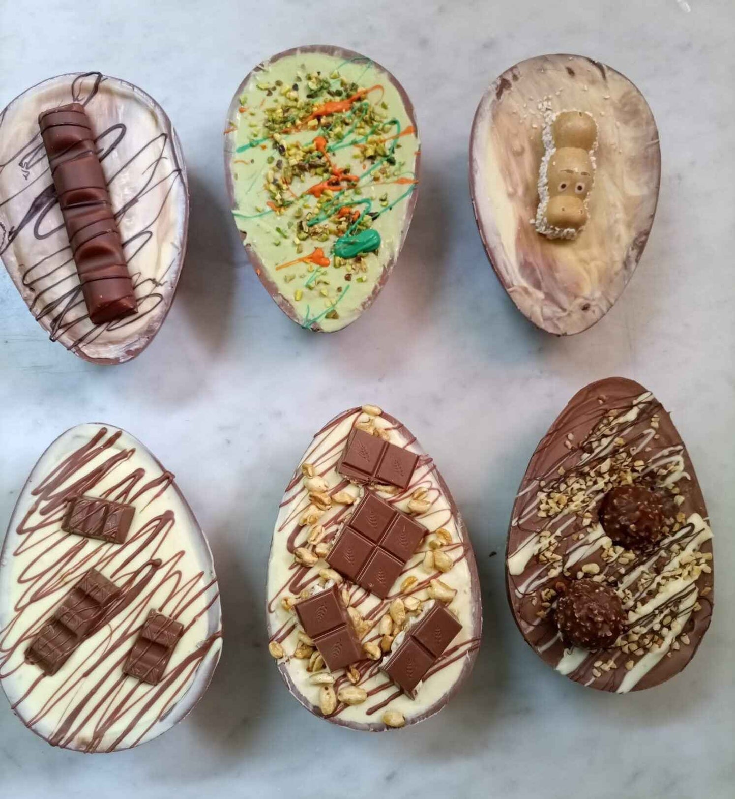 MEZZO uovo farcito con gusto a scelta.WORLD PRODUCTS SHOP.By Chef Giovanni Pantaleo