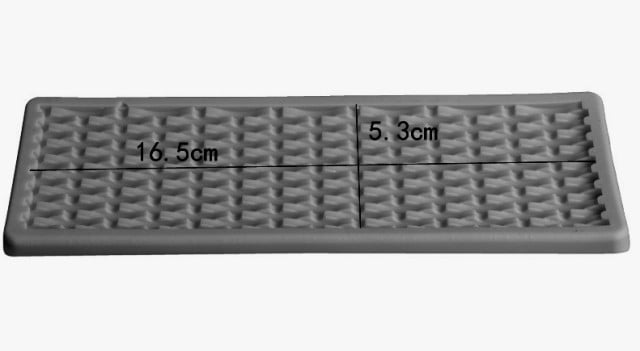 Crochet Wool Braided Edge. Silicone Mold