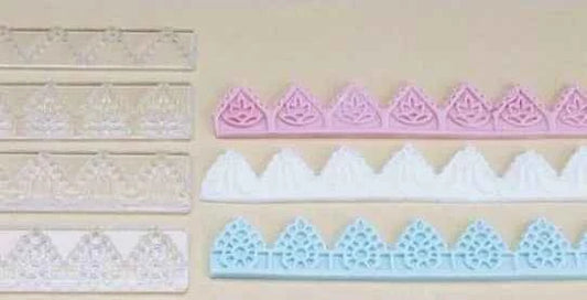 Set di 3 stampi. Bordo e Cornice