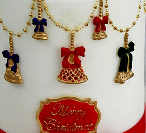 4 Campanelle di Natale. Christmas bell Mold. Stampo silicone - WORLD PRODUCTS SHOP