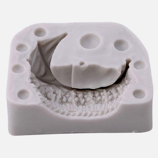 Culla con decorazioni di Pizzo in 3/D. Stampo in silicone