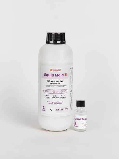 Liquid Mold 5 – Silicone per Stampi Ultramorbidi e Dettagli Fini