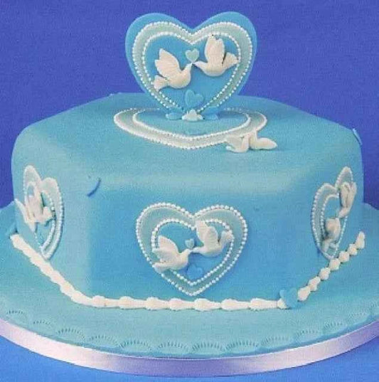 Set 3 Stampi espulsione Tagliapasta a forma di Colombe. Pasqua