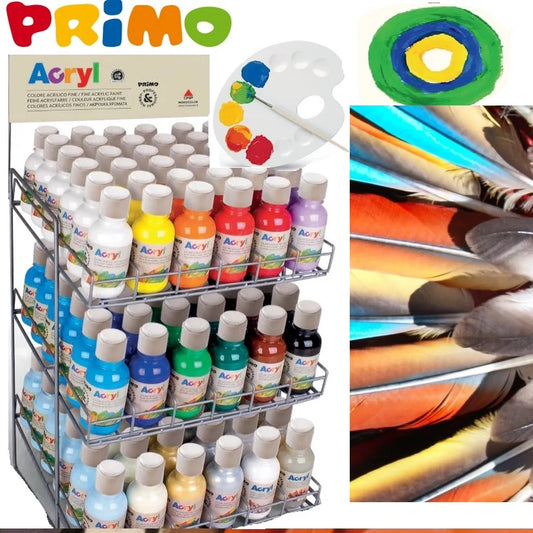Colori acrilici per pittura paste modellabili gesso con vernice. 125 ml.
