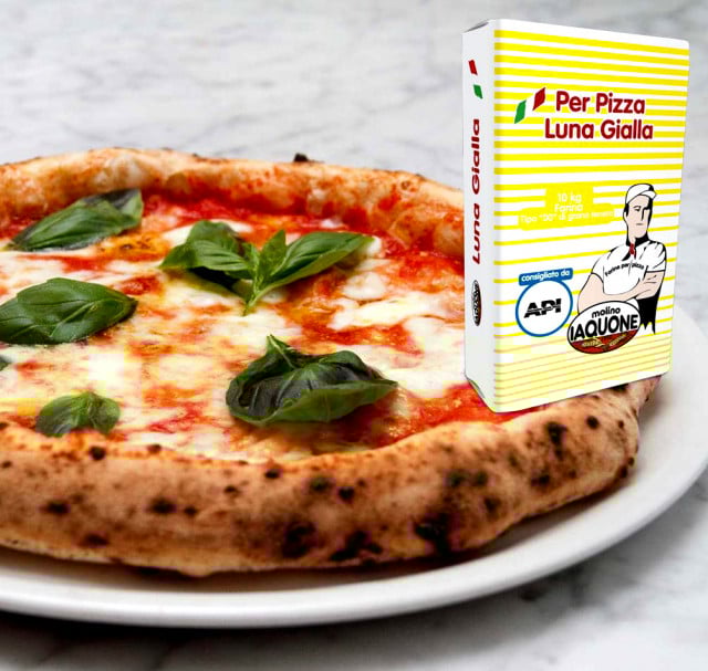Luna Gialla. Vera Pizza Napoletana. W 300-320. Lievitazione Media/Lunga. Iaquone