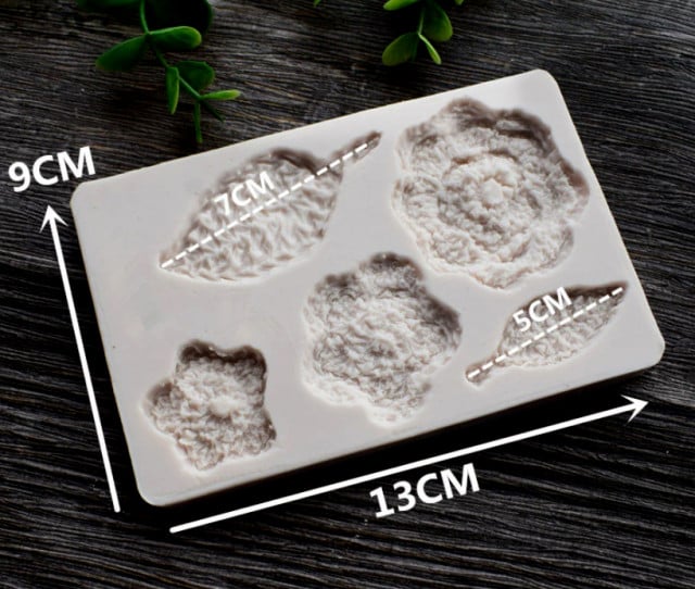 Bellissimi Fiori di Lana. Stampo in silicone