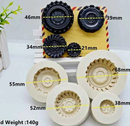 Bicicletta. Stampo in silicone