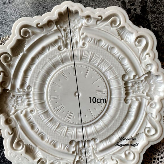 Lampione decorato. Barocco Vintage. Stampo in silicone