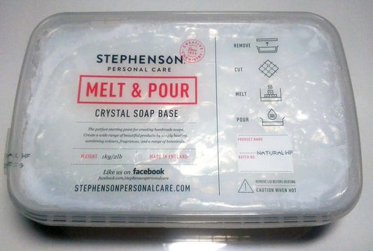 Crystal HF. Sapone Trasparente Naturale. Base Melt and Pour 13,90 € - WORLD PRODUCTS SHOP