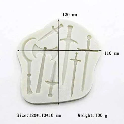 Spada Coltelli Lame e Armi. Stampo in silicone