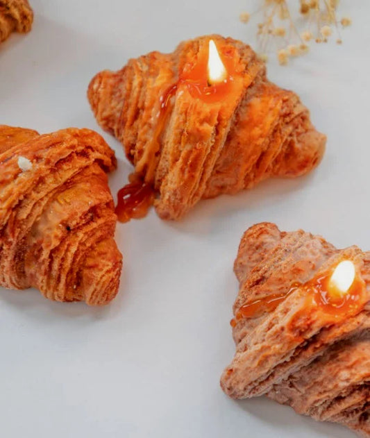 Cornetto Croissant di 7.5 x 5.5 x 3 cm. Stampo in silicone anche per Candele - WORLD PRODUCTS SHOP
