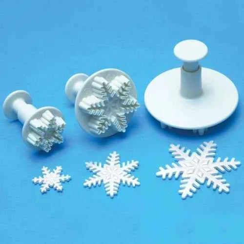 Fiocco di Neve o Cristalli. 3 Stampi espulsione