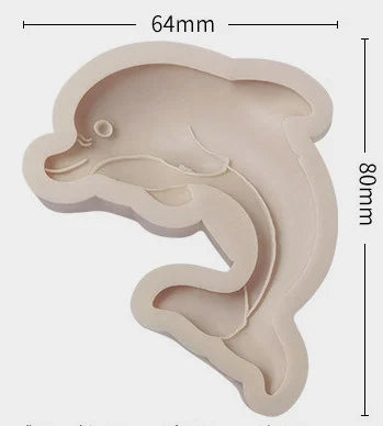 Delfino. Stampo Mare in silicone