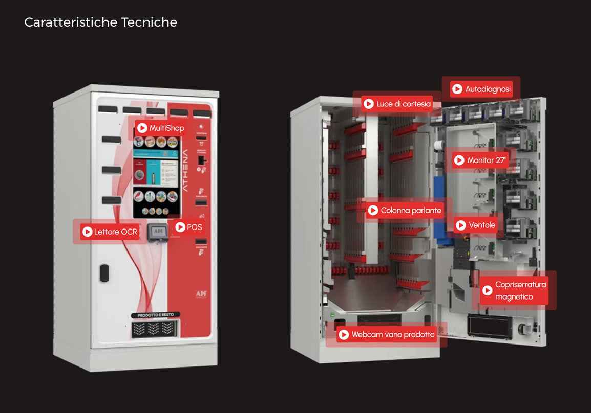 ATHENA EXTRA WIDE. DISTRIBUTORE AUTOMATICO TABACCHI E ANNESSI