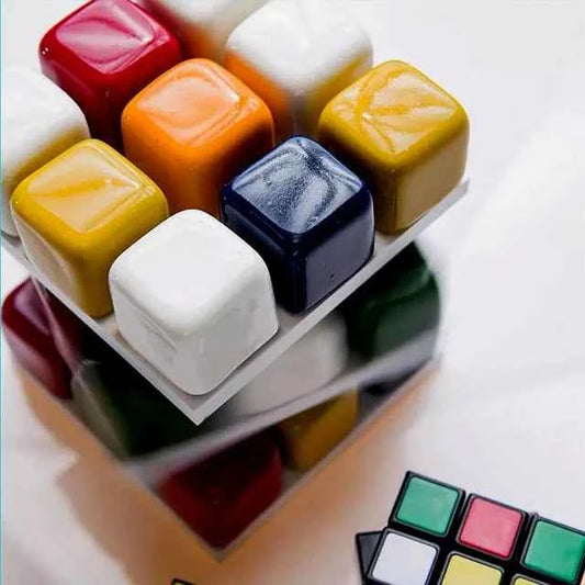 Cubo di Rubik. Stampo Rotante in 3/D per una fantastica Torta