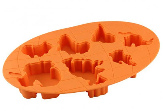 Tutti i Continenti. Stampo in silicone