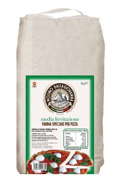 FARPizza. Farina Nobilgrano N BLU - Tipo 1 - W 290 P/L 0.55. Molino Dallagiovanna