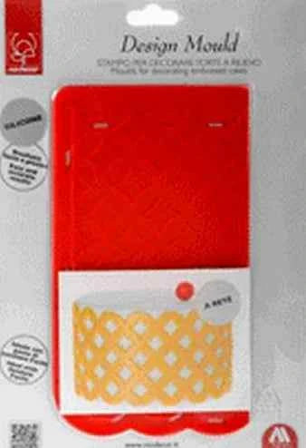 Rete. Stampo in silicone per decorazioni a rilievo. Modecor.
