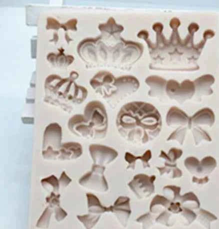 Fiocco di Neve in 12 forme. Stampo in silicone