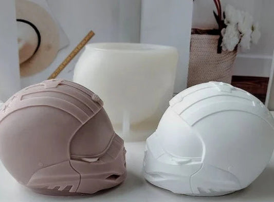 Novità! Grande Casco Racing di 12 x 9.7 cm. Stampo in silicone anche per Candele - WORLD PRODUCTS SHOP