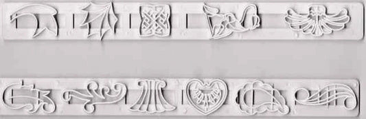 Musica. Set di 11 stampi Patchwork Tagliapasta