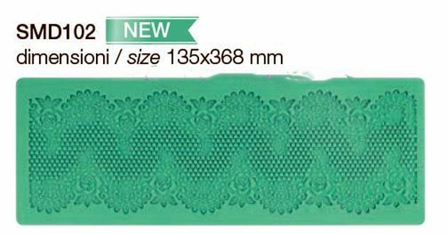 Nuovissima Greca in silicone per decoro Linea Magic Decor SMD102 Pavoni.