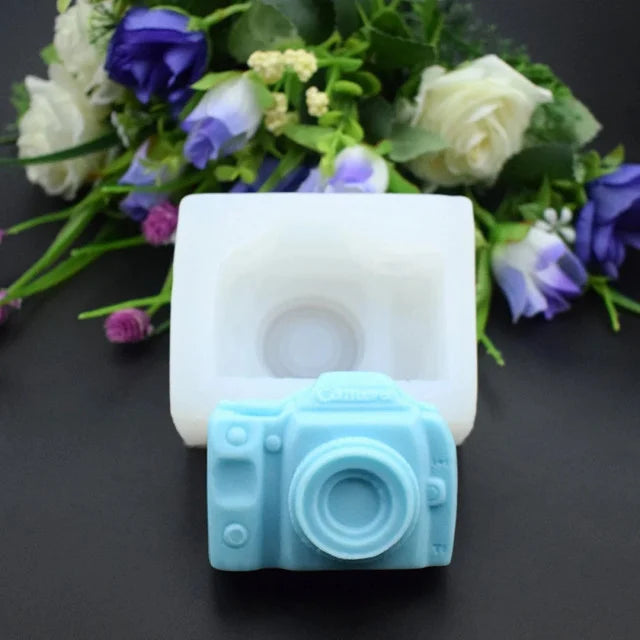 Macchina Fotografica. Stampo in silicone anche per Candele