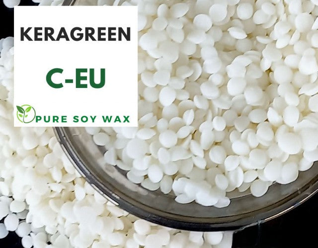 Contenitori. Cera Soia Extra Bianca Produzione in EUROPA per Candele. KERAGREEN