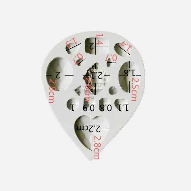 Spendidi Diamanti Oro Gemme commestibili in gelatina. House of Cake Jelly Diamonds Gold pz/20