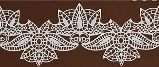 Pizzi e Merletti. Grande Tappetino in silicone. Modello CP3.