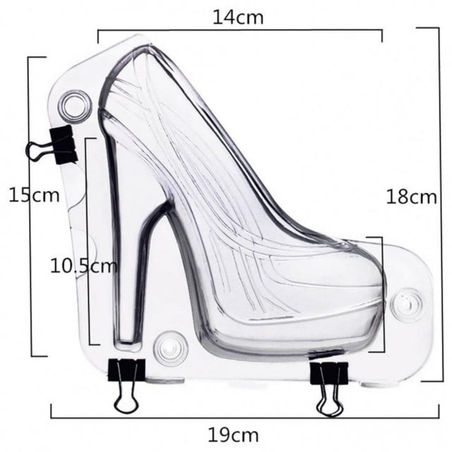 Moto. Doppio Stampo 3/D per Cioccolato in policarbonato rigido