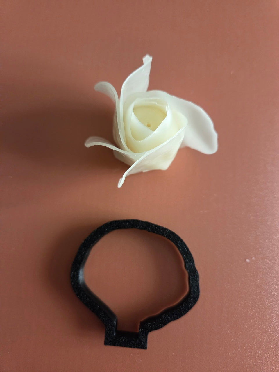 Fiore di Loto in Cera d'Api realizzato a mano. Set di 3 Stampi Cutter