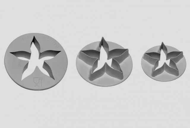 Grande Stella di Natale. 3 Stampi di varie dimensioni