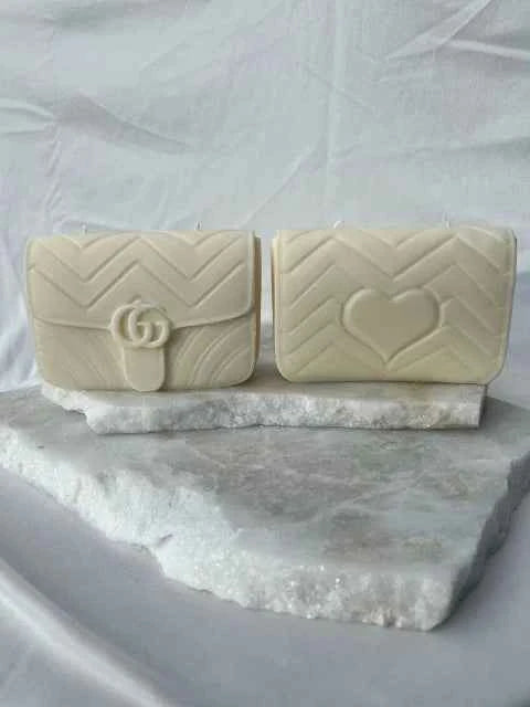 Stampo MEDIUM Borsetta GUCCI classica di 12 cm. Stampo in silicone anche per Candele