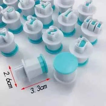 Numeri In metallo. Set di 10 stampi