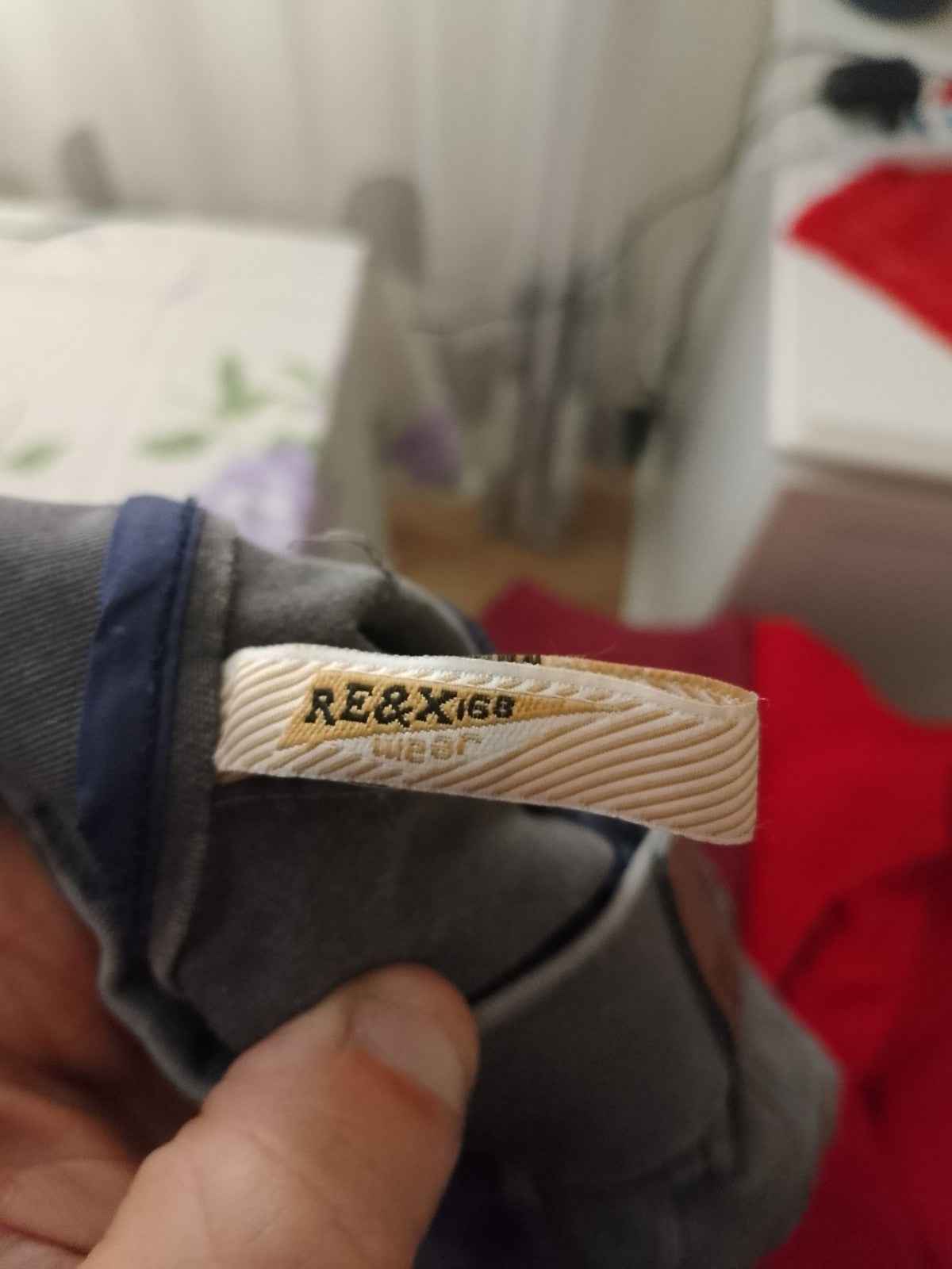 Jeans elegante GRIGIO casual marca REeX wear.