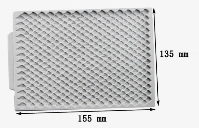 Large silicone mat with 26 Forest leaves. 32 x 32 cm mold. Bosco Natura line.