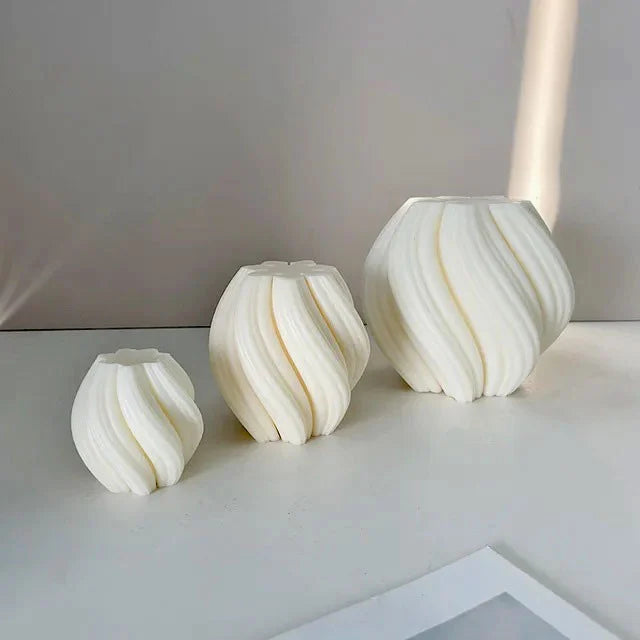 Vaso Artistico a Onda per Candele