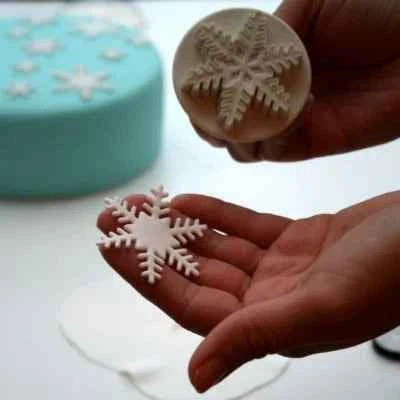 Fiocco di Neve o Cristalli. 3 Stampi espulsione