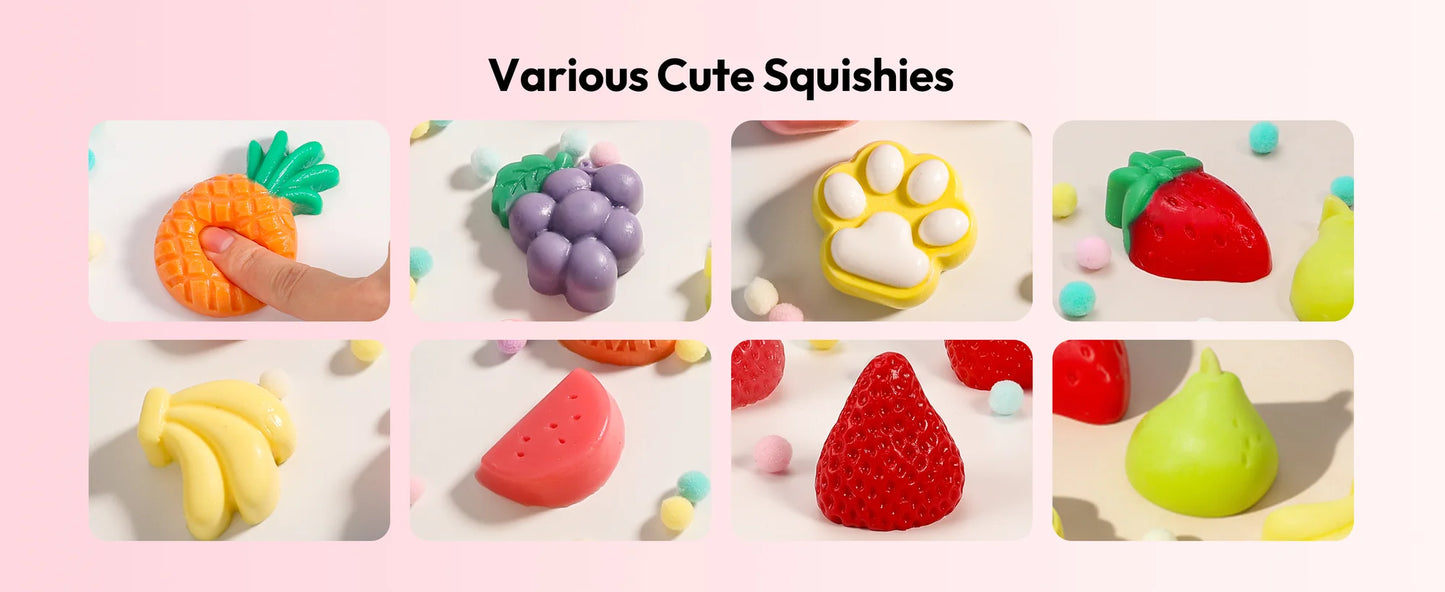 Kit per la creazione di squishy a forma di frutta Resiners® da 32 oz