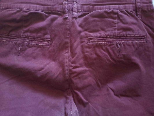 Jeans Uomo Elasticizzato BORDEAUX Pantaloni Eleganti. Tasca America.Taglia 52/L