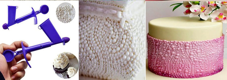 PERLE E COLLANE. Applicatore e stampi in silicone.